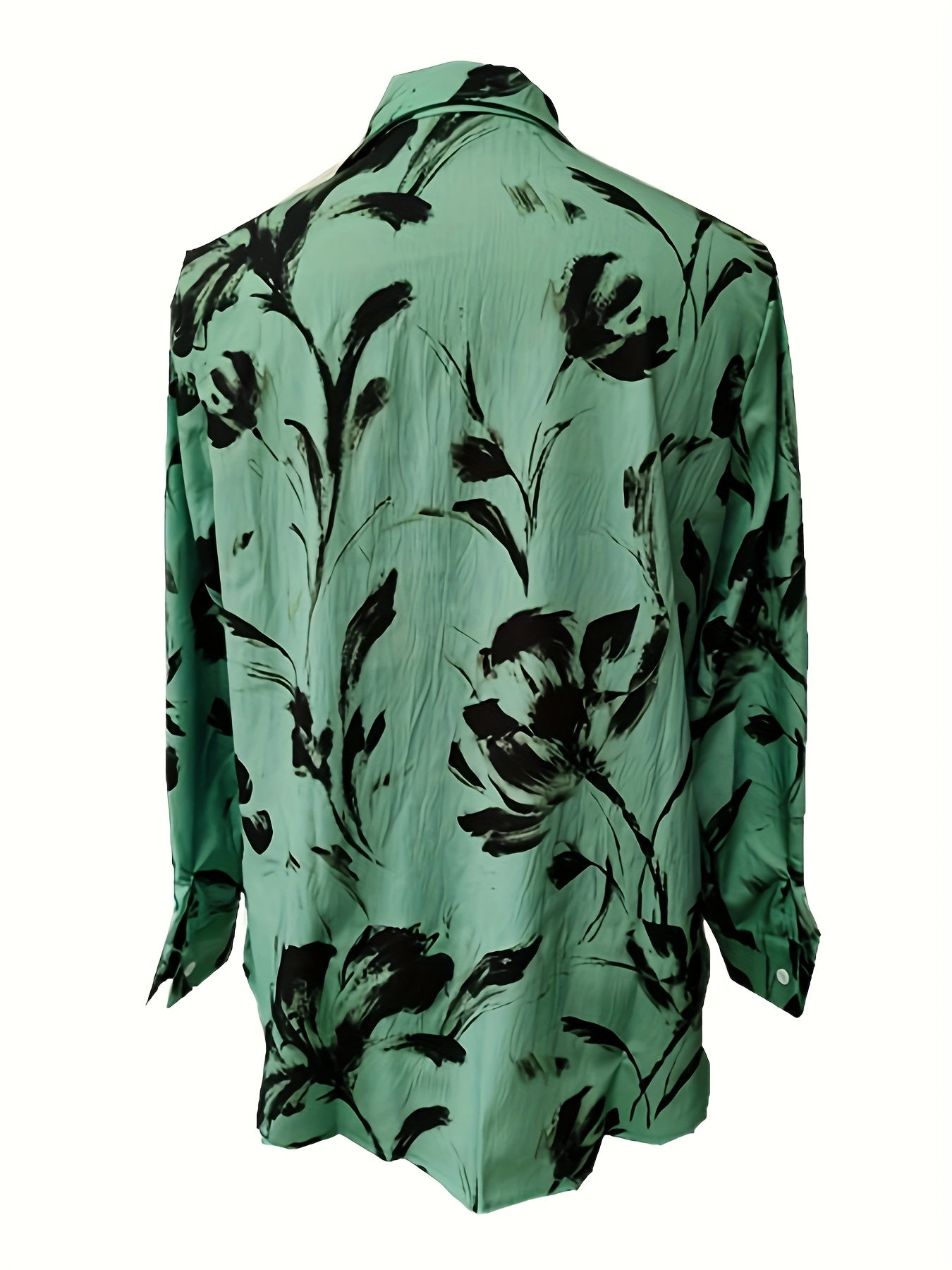 Zaina | Stylish Floral Button-Down Blouse