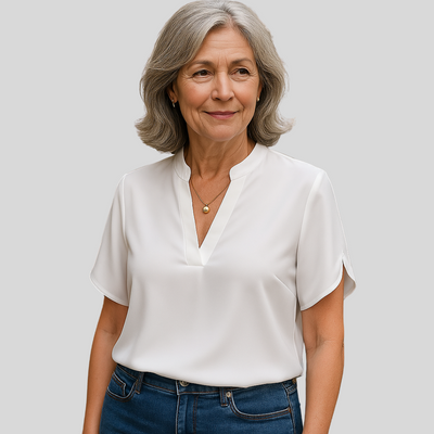 Ember | Elegancka bluzka z dekoltem w serek