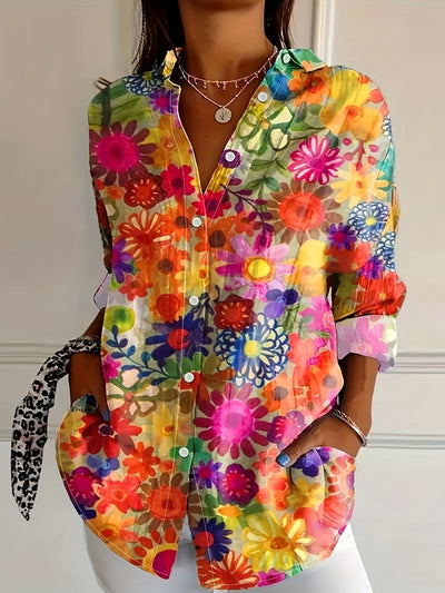 Olyssa | Casual Floral Blouse
