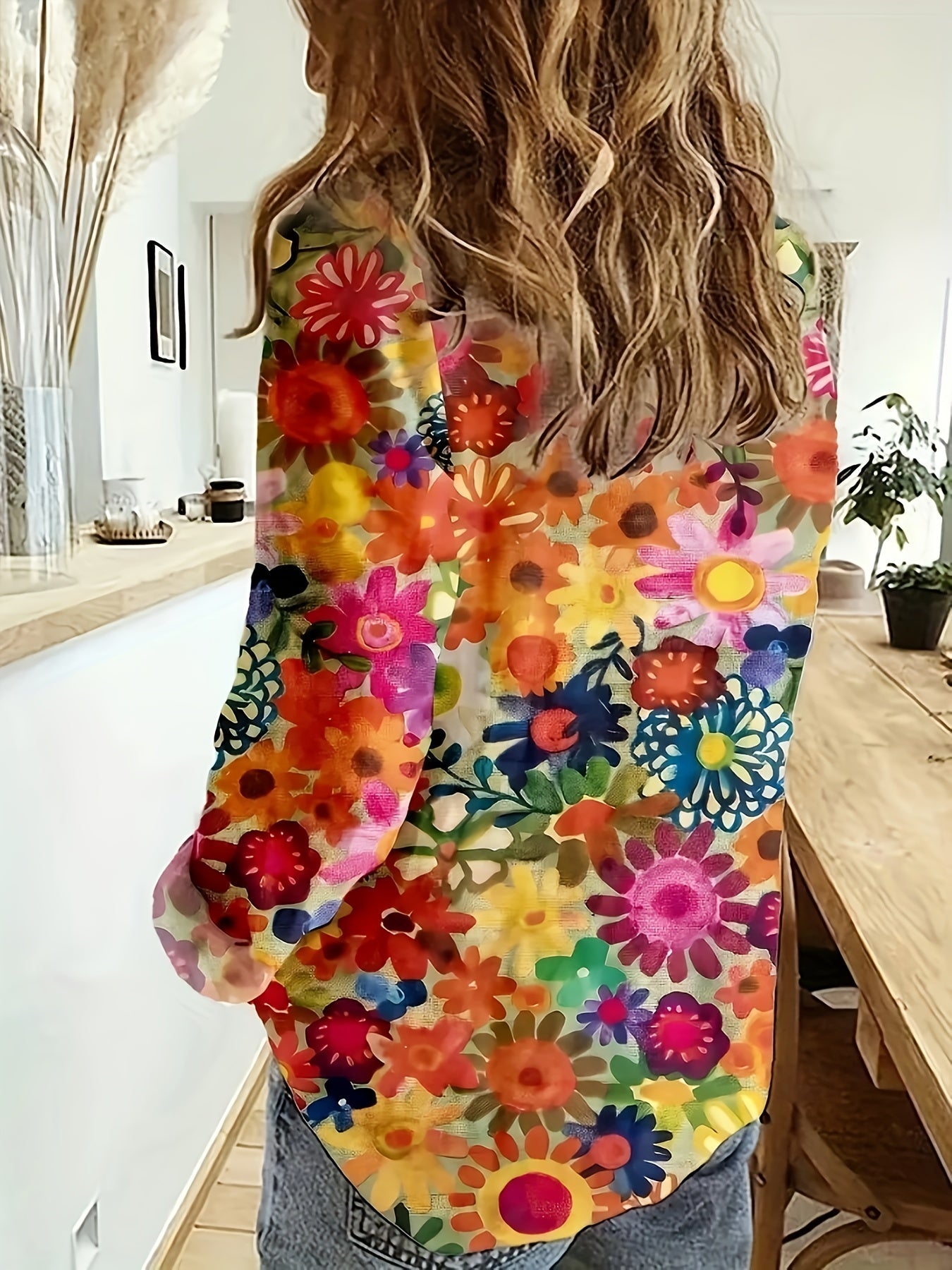 Olyssa | Casual Floral Blouse