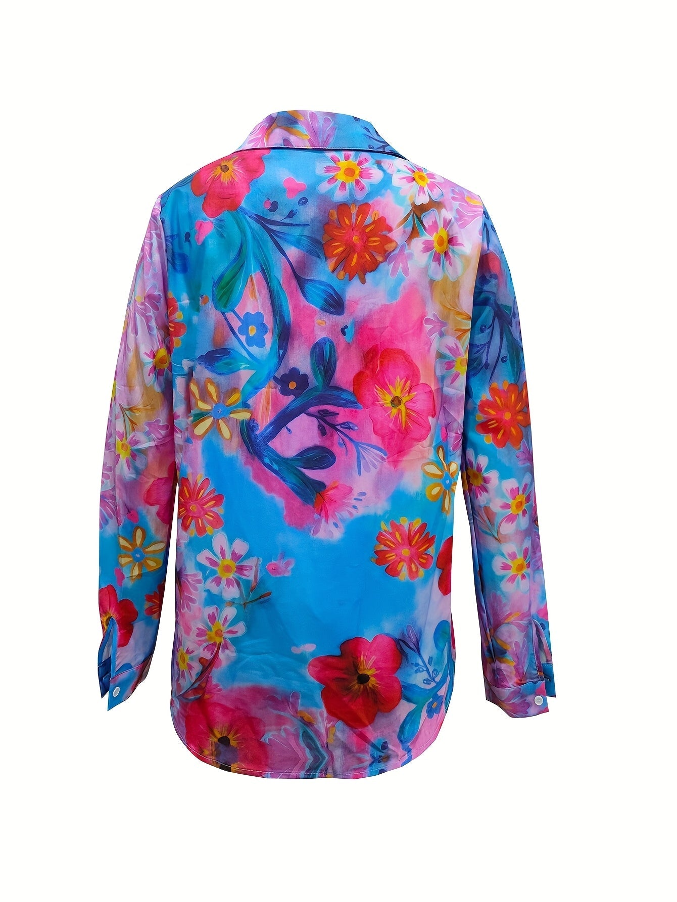 Zyla | Floral Print Button Blouse