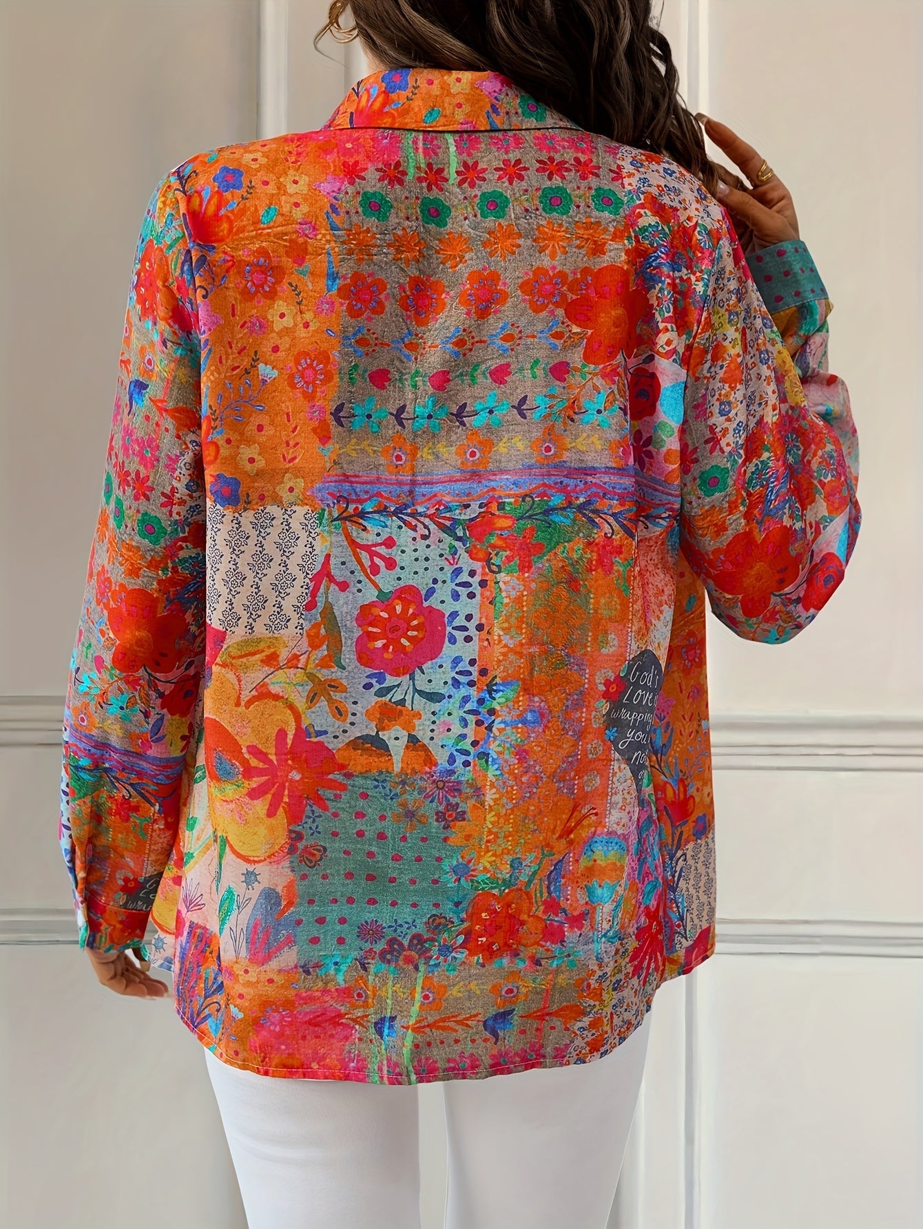 Odessa | Vibrant Print Casual Blouse