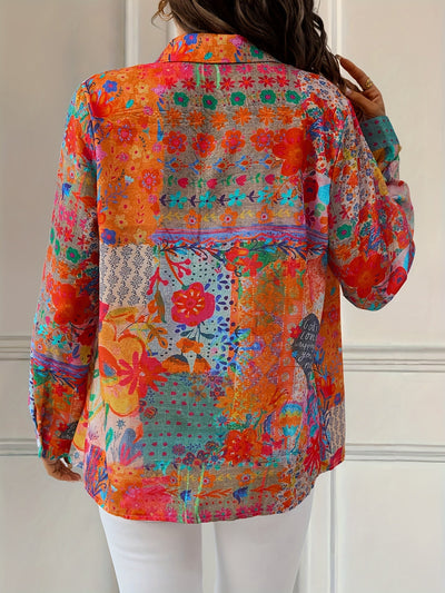 Odessa | Vibrant Print Casual Blouse