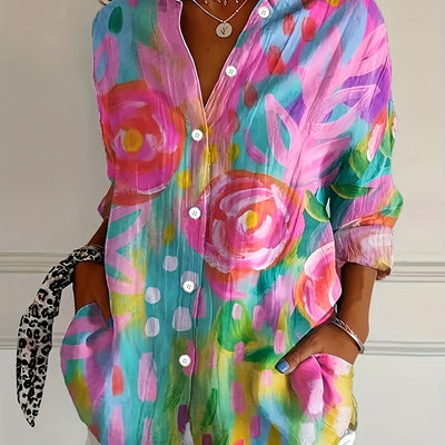 Xara | Colorful Vintage Blouse
