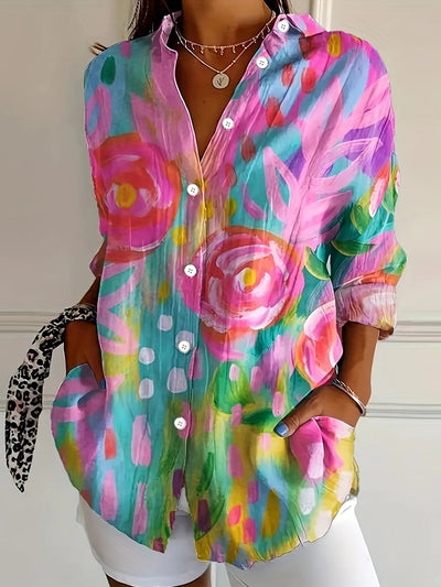 Xara | Colorful Vintage Blouse