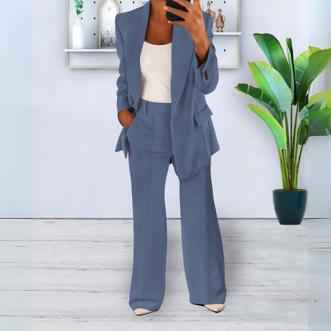 Zora | Stylowy i wygodny zestaw żakietu i spodni