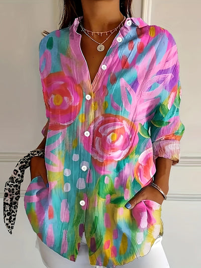 Xara | Colorful Vintage Blouse