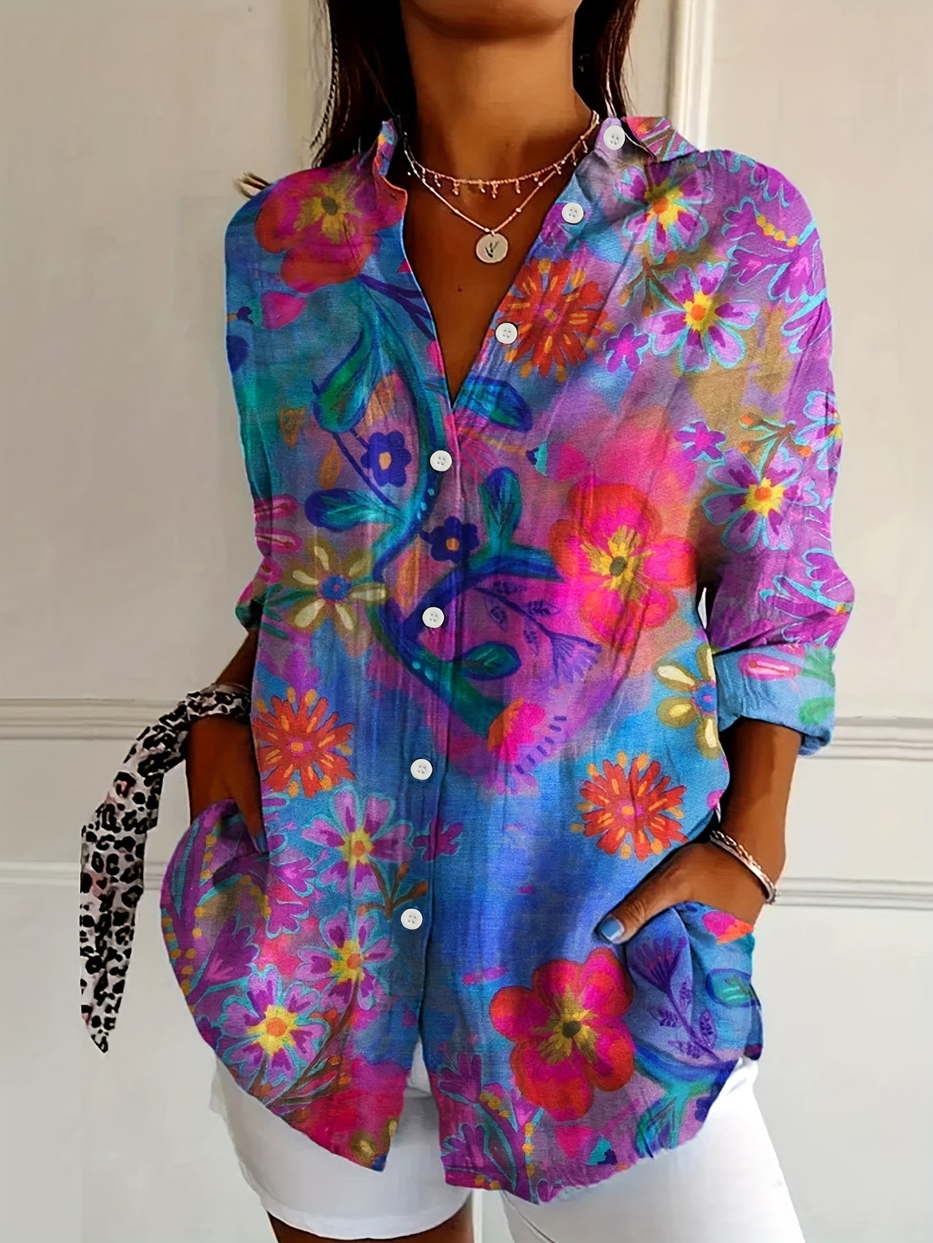 Yesha | Chic Vintage Blouse