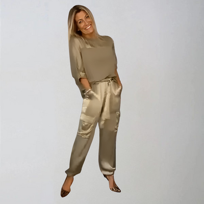 Mia | Satynowy zestaw