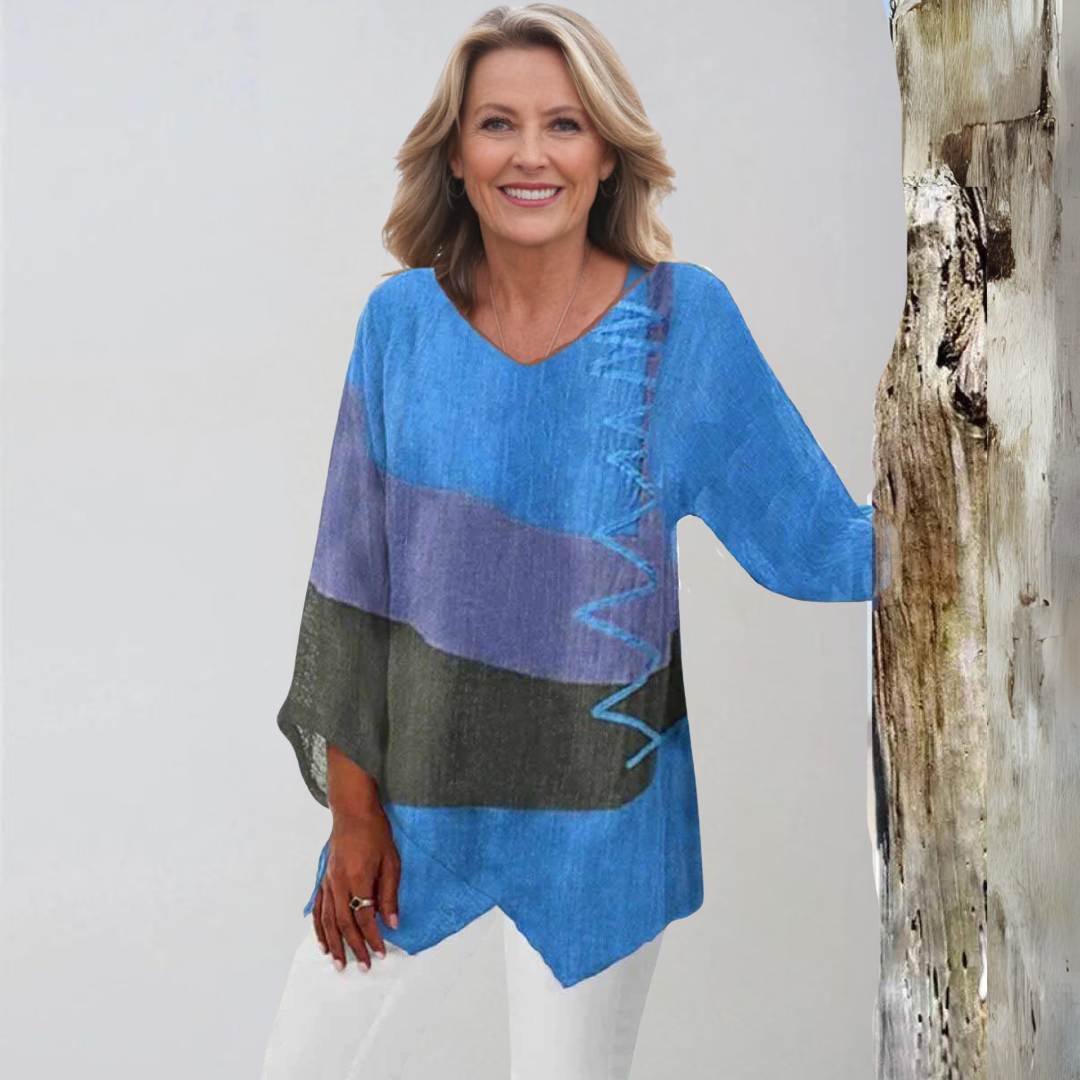 Maria | Bluzka z długimi rękawami i luźnym krojem