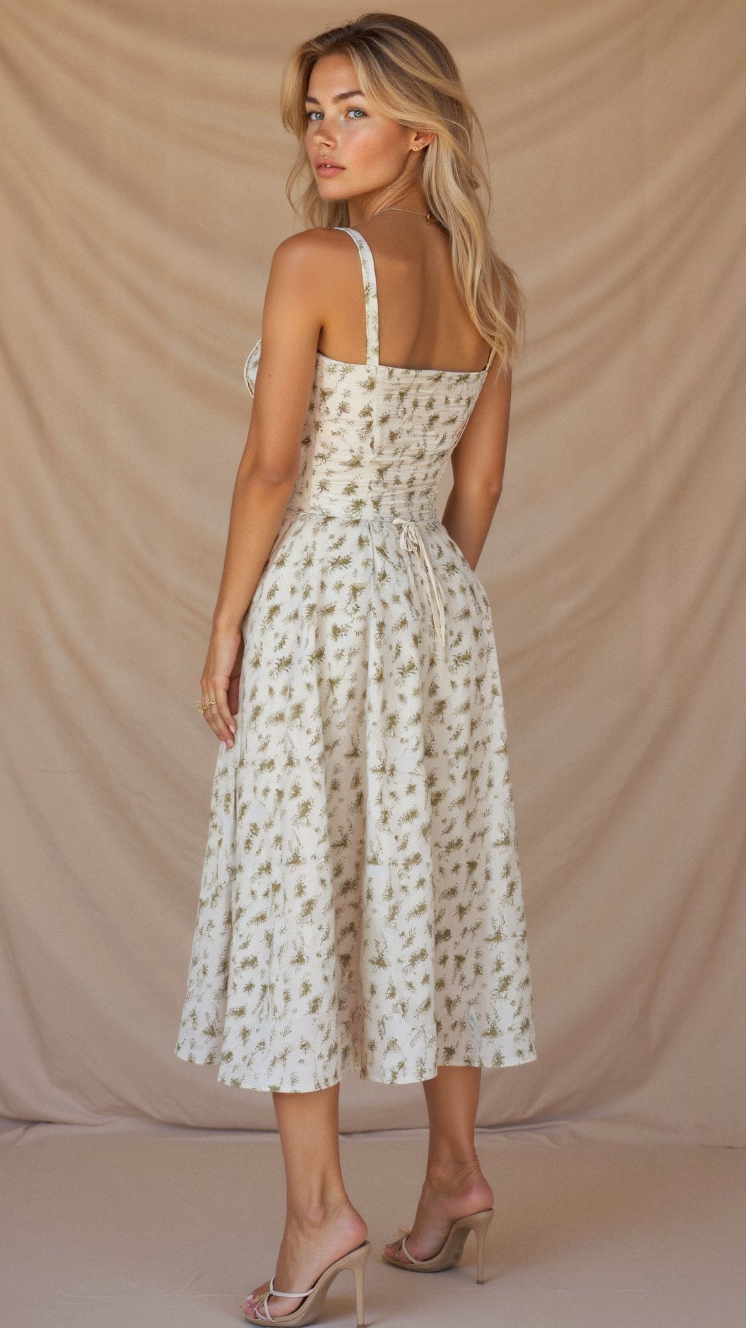 Kiana | Taliowana sukienka