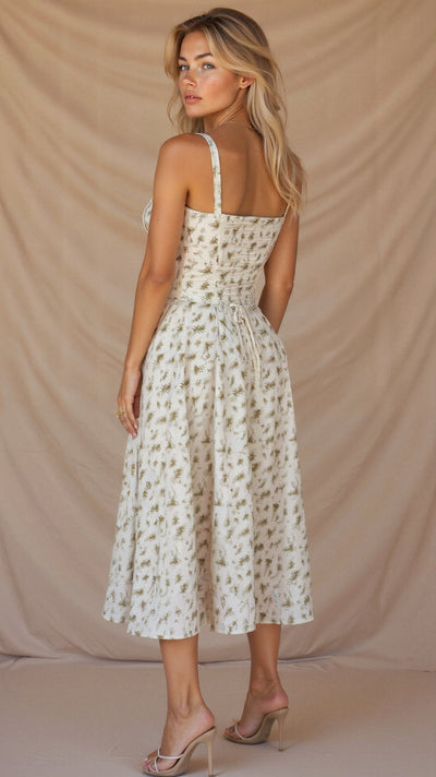 Kiana | Taliowana sukienka